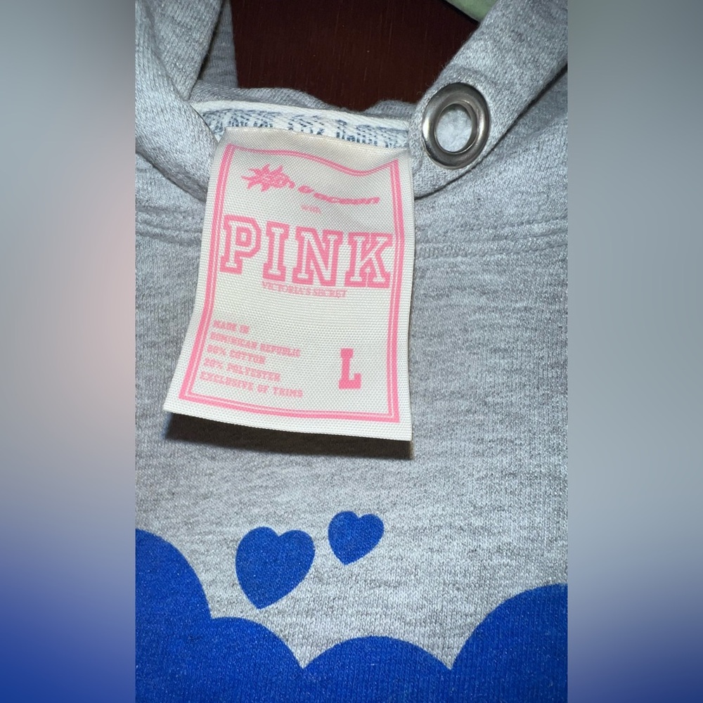 PINK Victoria's Secret MLB Philadelphia Phillies Hoodie Size Large RARE - Picture 6 of 9